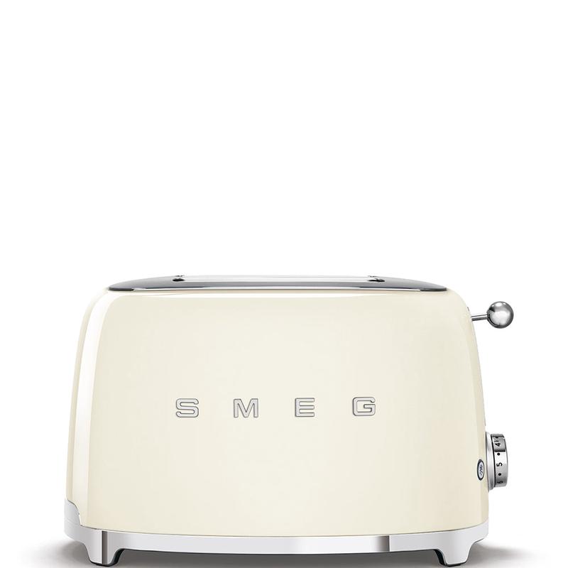 SMEG Tostapane a 2 fette acciaio inossidabile panna 950 W