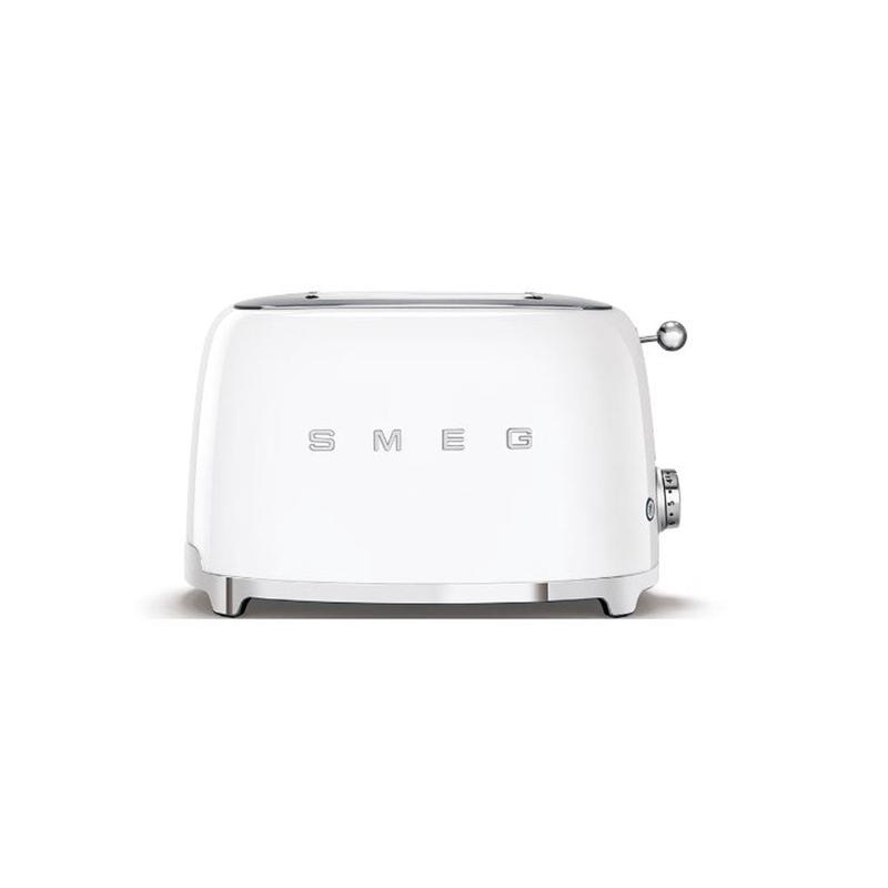 SMEG Tostapane a 2 fette in acciaio inossidabile bianco 950 W TSF01WHEU