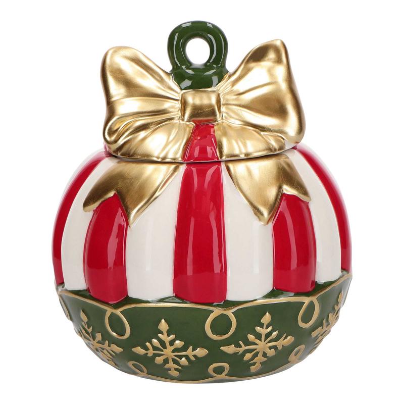 Timstor Barattolo per biscotti di natale in ceramica D16xH17.5 cm