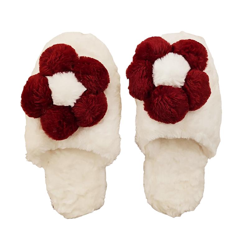 ATELIER17 Ciabatte pantofole da camera LUPIN con fiore M/L 4 colori