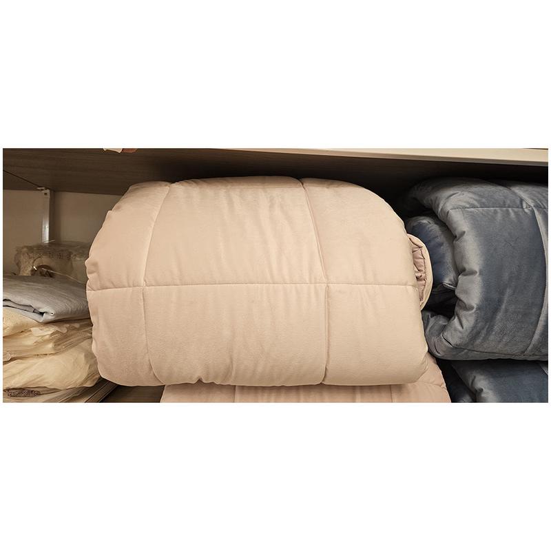 Aedes Trapunta letto matrimoniale invernale in velluto 2 varianti (1pz)