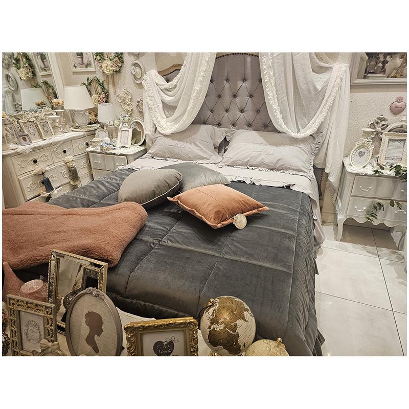 Aedes Trapunta singola invernale in velluto 180x260 cm 3 varianti (1pz)