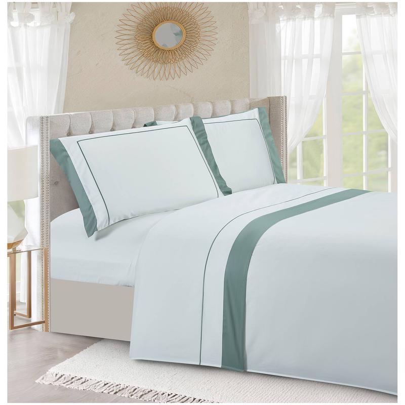 Art Deco Completo letto lenzuola matrimoniale + 2 federe "Firenze"