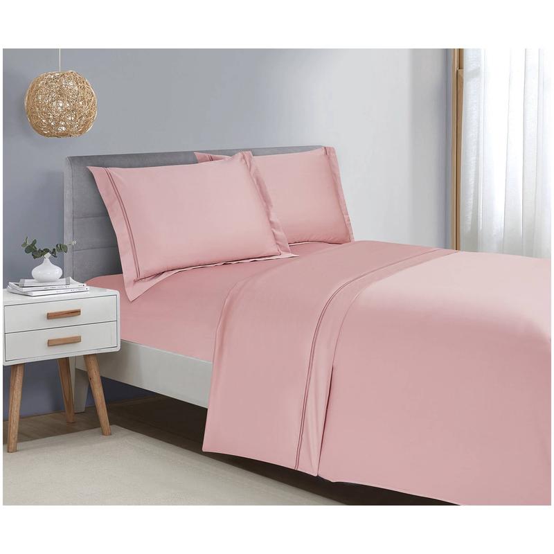 Art Deco Completo letto lenzuola matrimoniale in cotone + 2 federe "Bacchetta" 5 colori